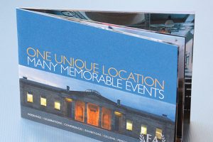 Brochure for events venue.