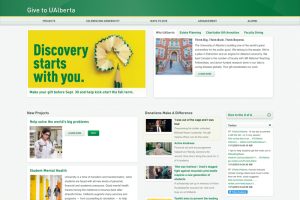 Content strategy for revamped Giving website.