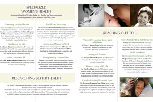 Leaflet for use in hospitals.