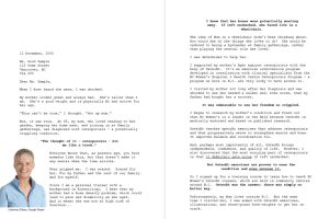 Direct mail letter for fundraising drive.