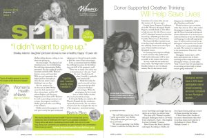 Quarterly donor newsletter.