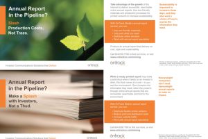 Series of mailers to promote agency's new digital annual report product.