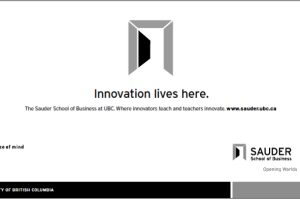 Newspaper print ad for teaching awards promo.